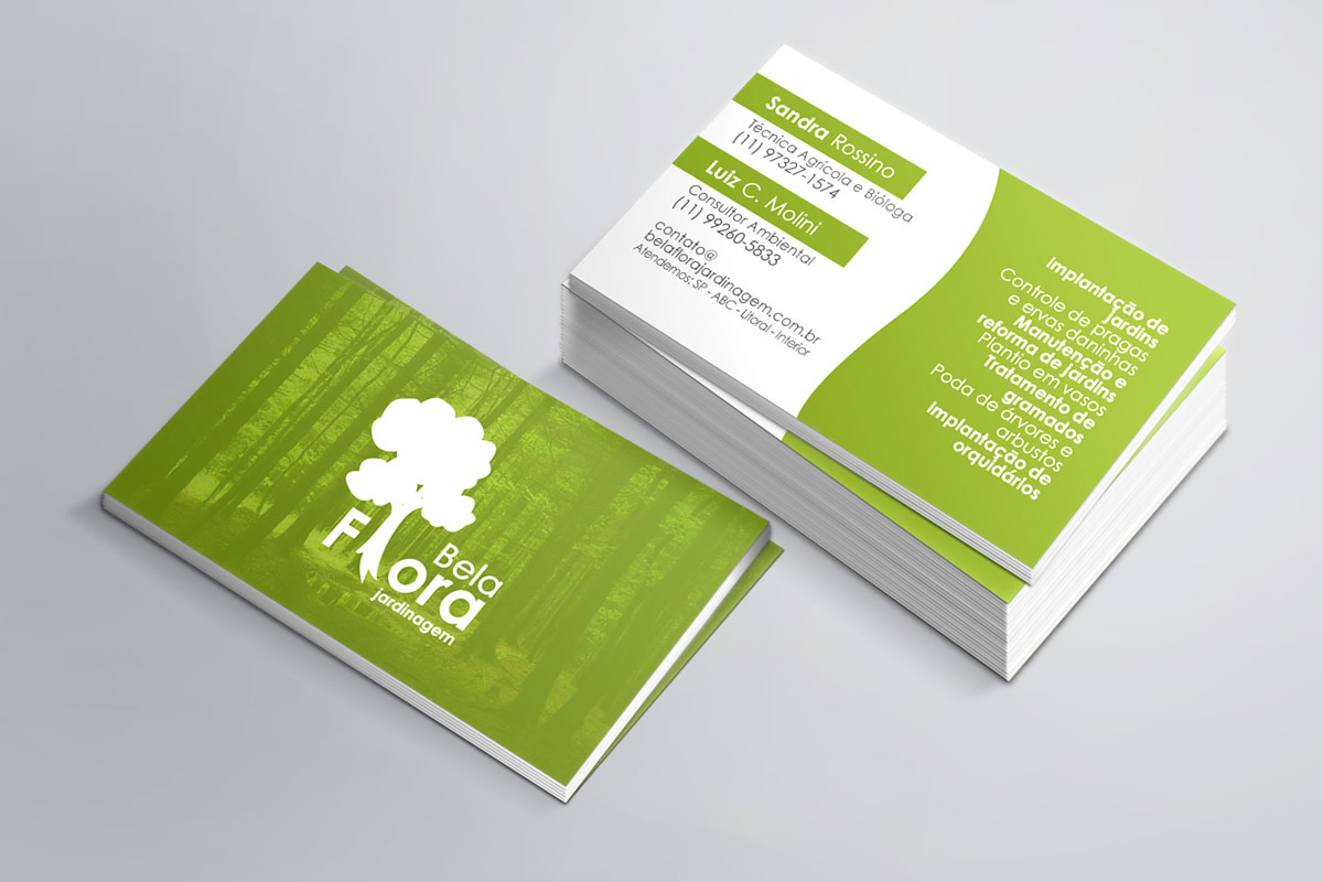 Bela Flora alternativas de logotipo projetado e desenvolvido por ViragStudio