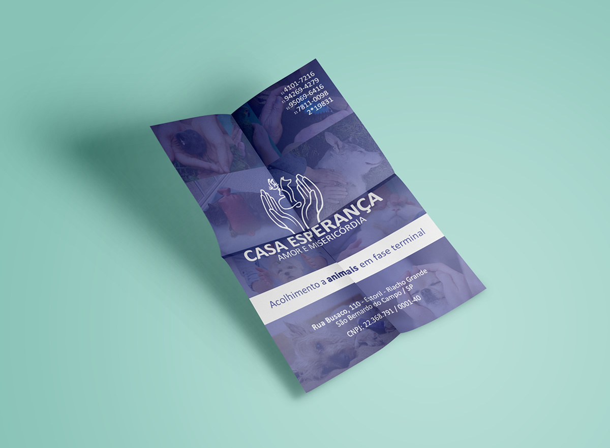 C.E.A.M panfleto frente projetado e desenvolvido por ViragStudio