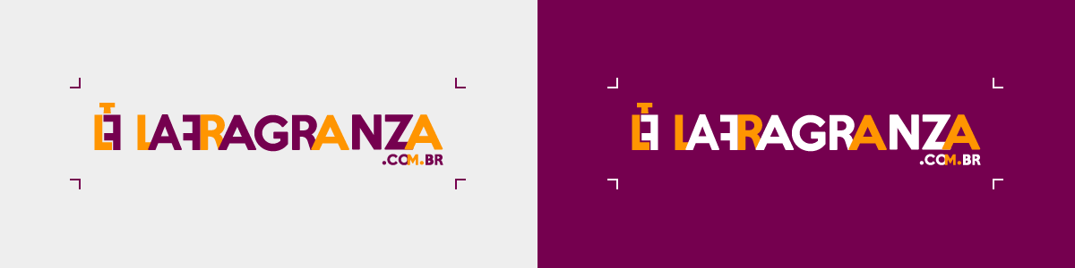 La Fragranza espaçamentos logotipo projetado e desenvolvido por ViragStudio