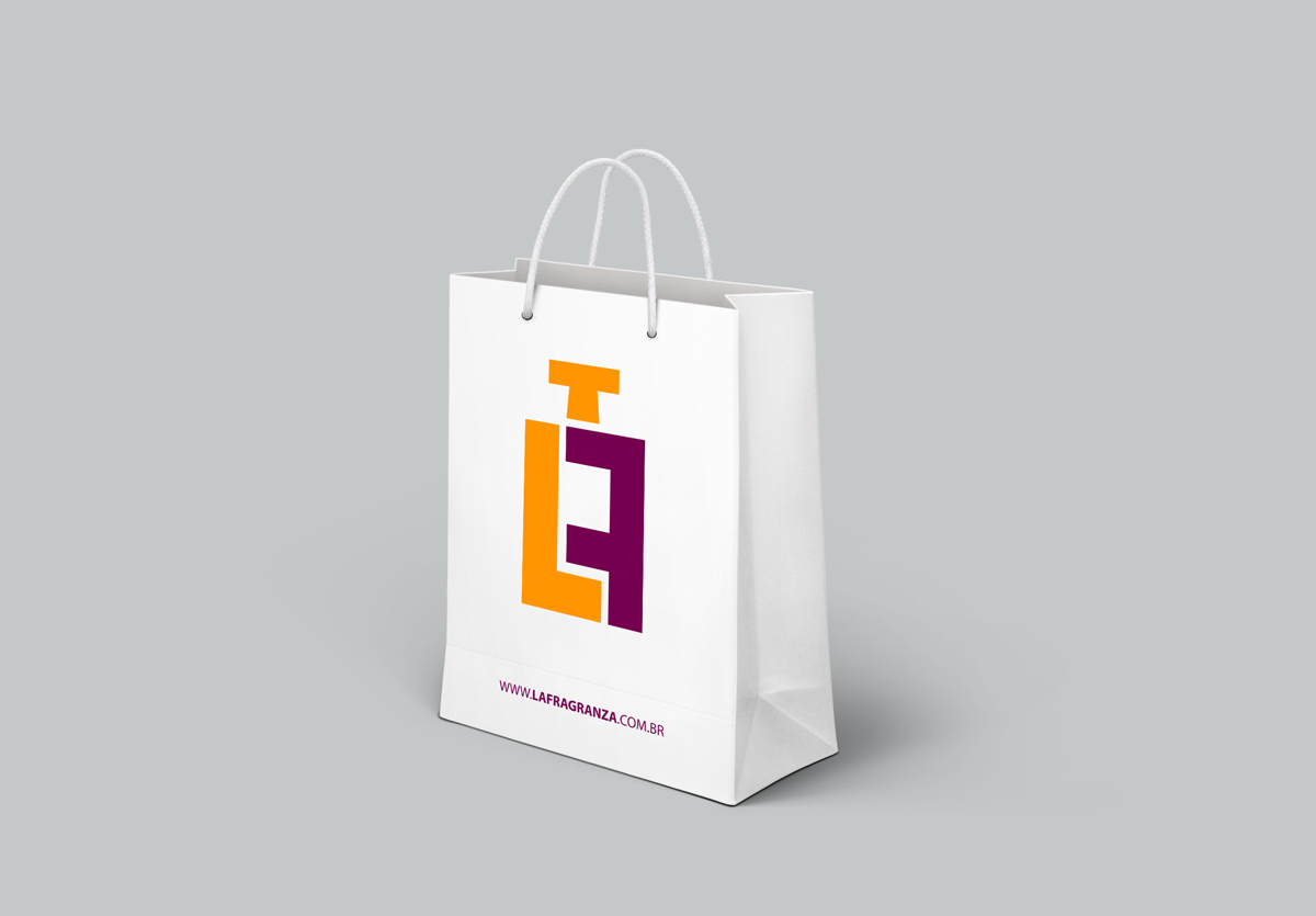 La Fragranza aplicação do logotipo projetado e desenvolvido por ViragStudio