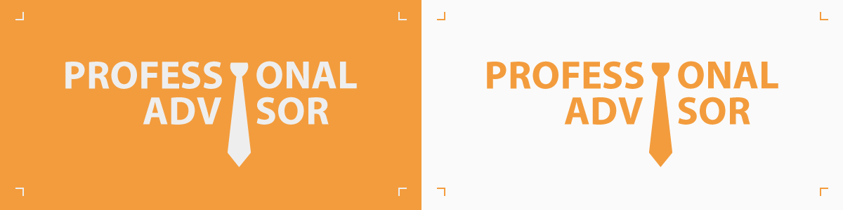 Professional Advisor espaçamentos logotipo projetado e desenvolvido por ViragStudio