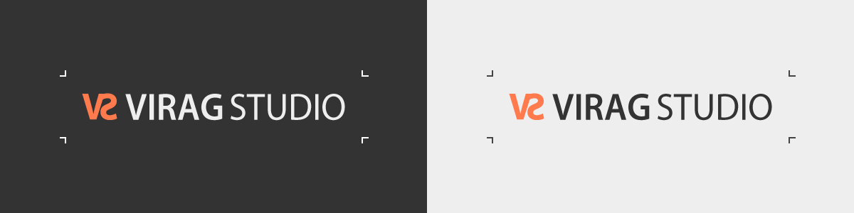 ViragStudio espaçamentos logotipo projetado e desenvolvido por ViragStudio